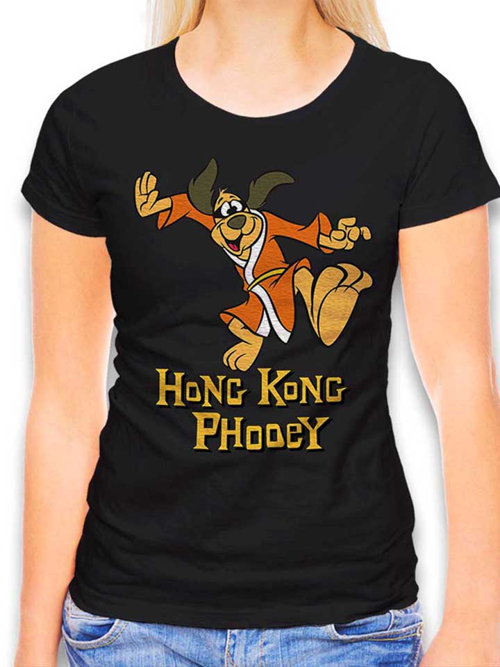 Hong Kong Phooey 2 Womens T-Shirt black L