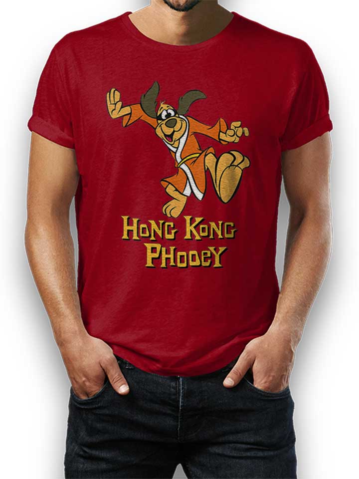 Hong Kong Phooey 2 T-Shirt bordeaux L