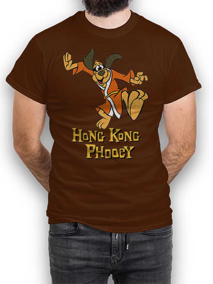 Hong Kong Phooey 2 T-Shirt marron L