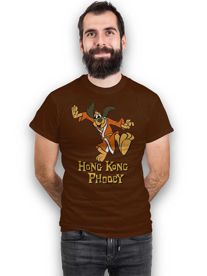 hong-kong-phooey-2-t-shirt braun 2