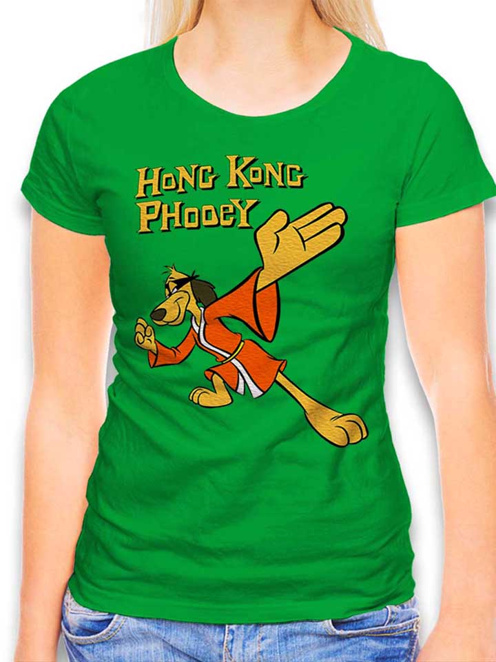 Hong Kong Phooey T-Shirt Femme vert L