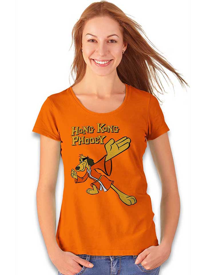 hong-kong-phooey-damen-t-shirt orange 2