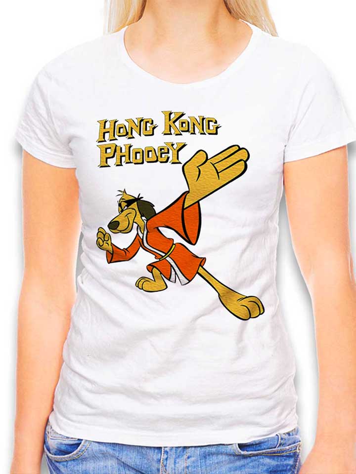 Hong Kong Phooey Damen T-Shirt weiss L