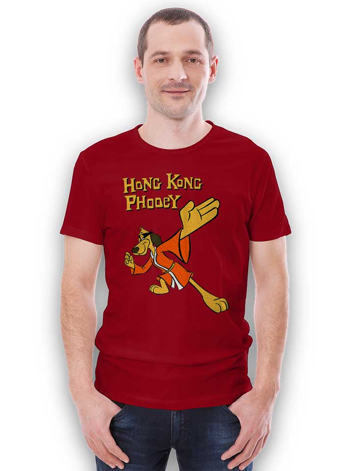 hong-kong-phooey-t-shirt bordeaux 2