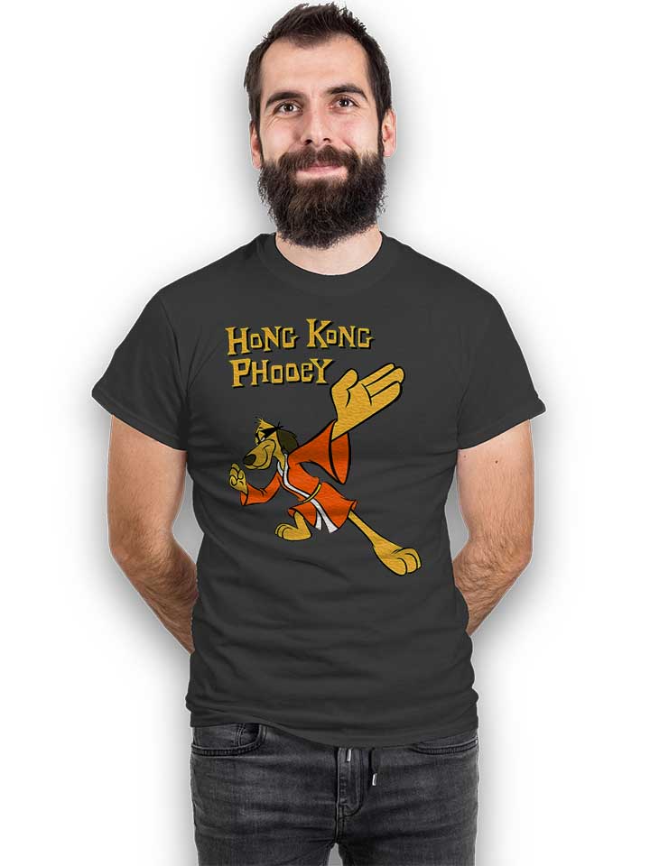 hong-kong-phooey-t-shirt dunkelgrau 2
