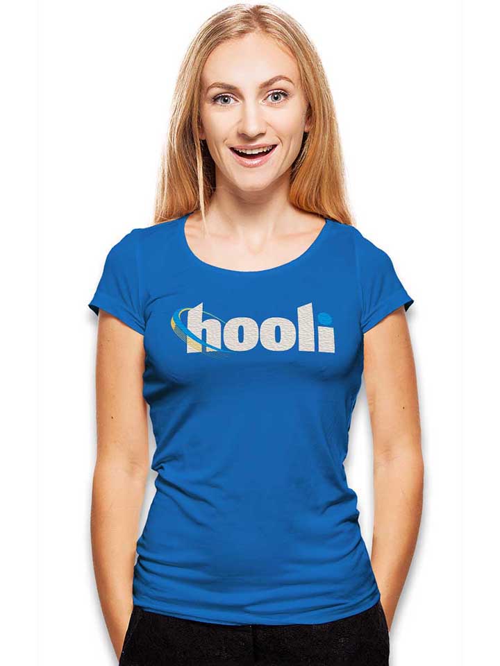 hooli-logo-damen-t-shirt royal 2