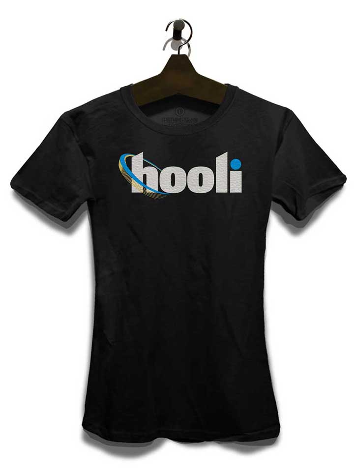 hooli-logo-damen-t-shirt schwarz 3