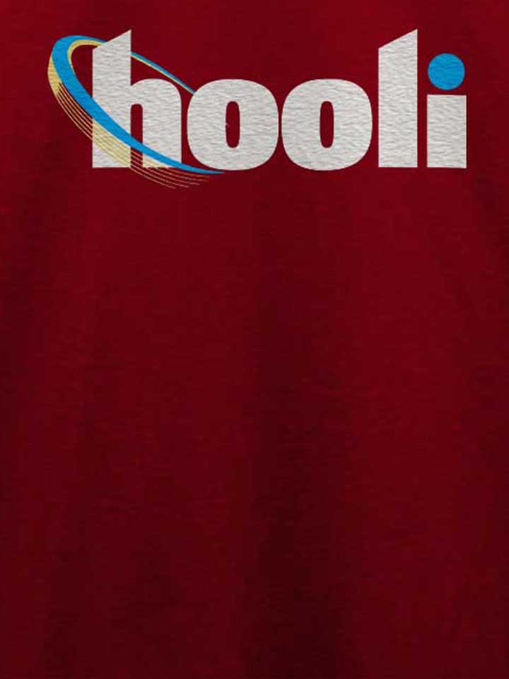 hooli-logo-t-shirt bordeaux 4