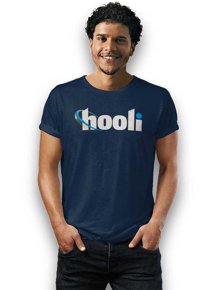 hooli-logo-t-shirt dunkelblau 2