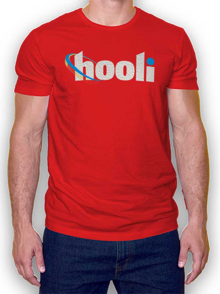 Hooli Logo T-Shirt red L