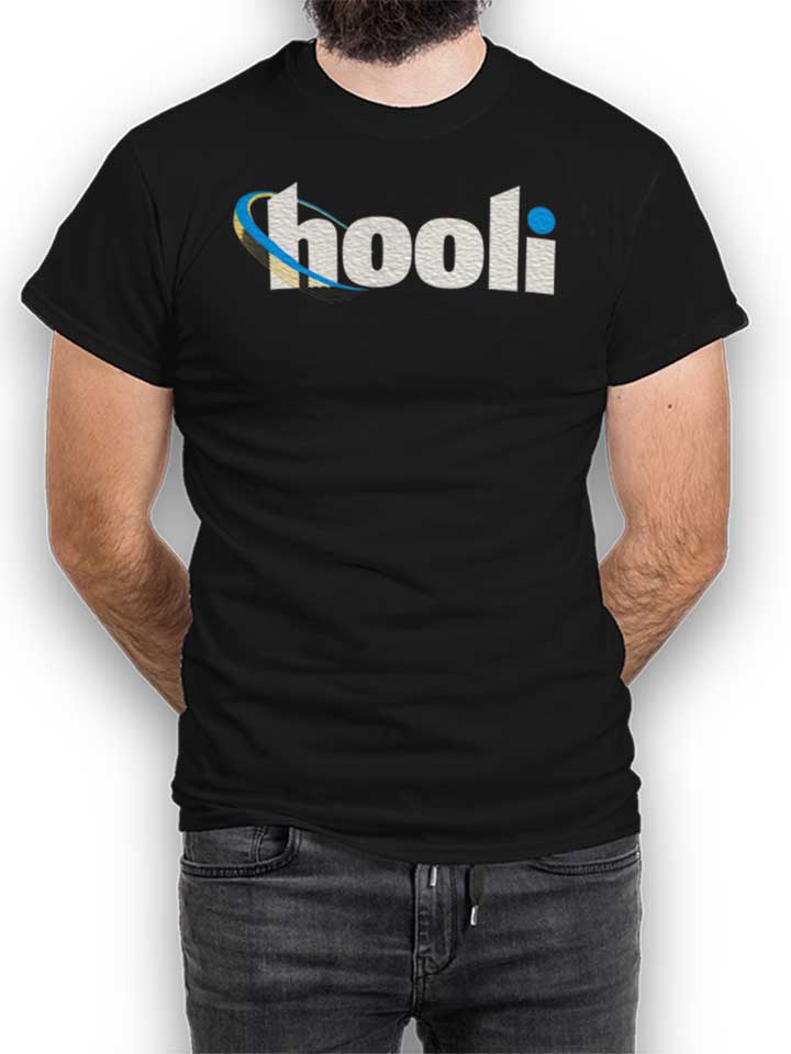 hooli-logo-t-shirt schwarz 1