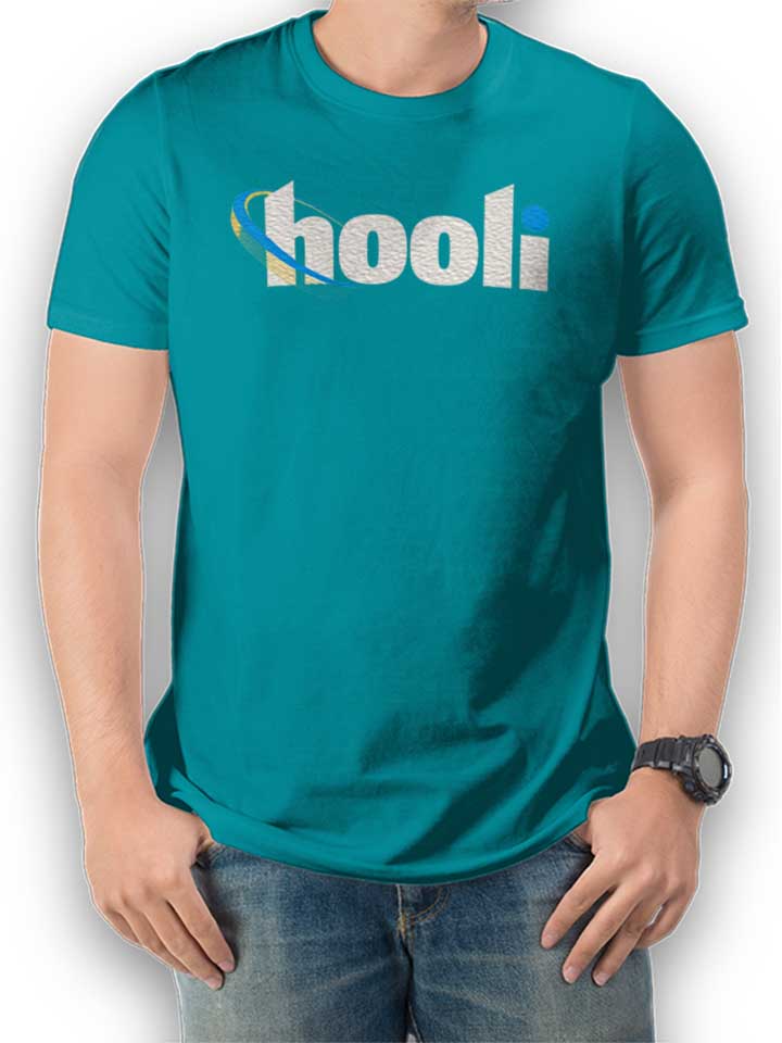 Hooli Logo Camiseta turquesa L