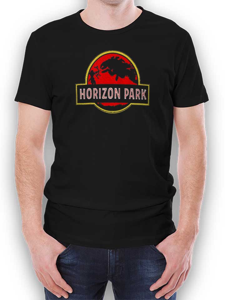 horizon-park-art-horizon-zero-dawn-game-t-shirt schwarz 1
