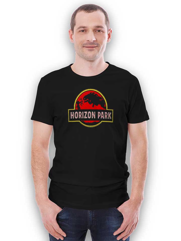 horizon-park-art-horizon-zero-dawn-game-t-shirt schwarz 2