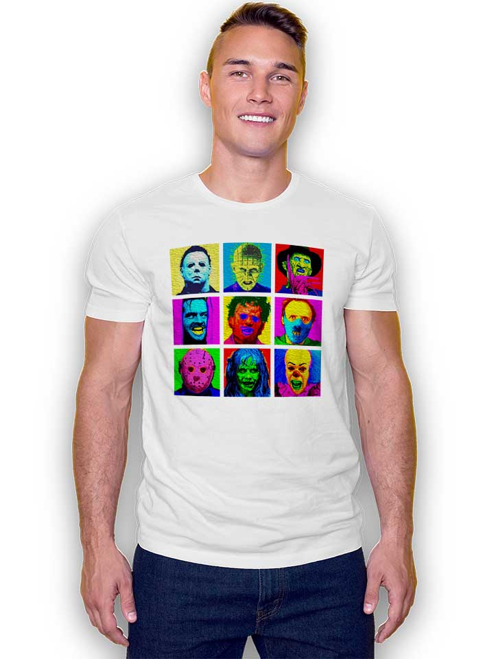 horror-pop-art-t-shirt weiss 2