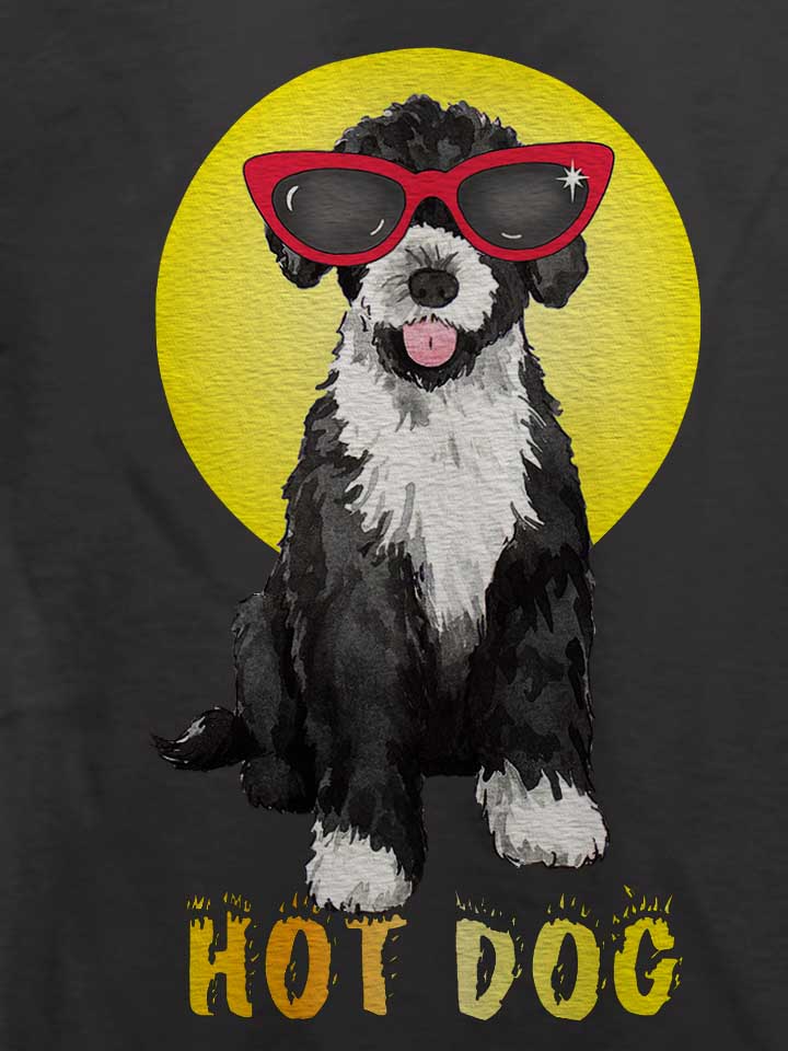 hot-summer-dog-t-shirt dunkelgrau 4
