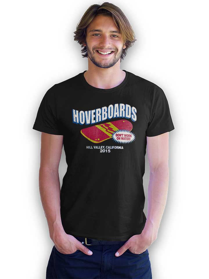 hoverboards-dont-work-on-water-t-shirt schwarz 2