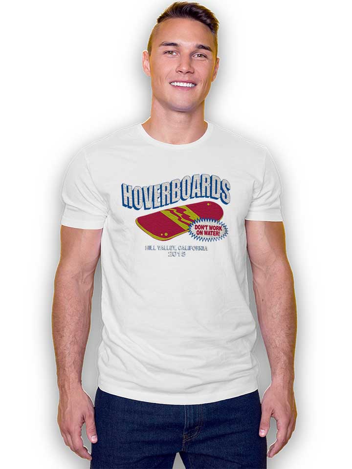 hoverboards-dont-work-on-water-t-shirt weiss 2