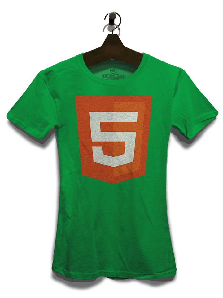 html-5-logo-damen-t-shirt gruen 3