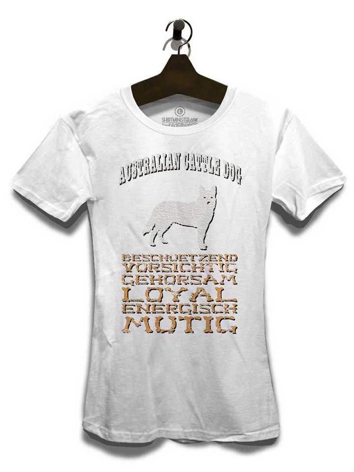hund-australian-cattle-dog-damen-t-shirt weiss 3