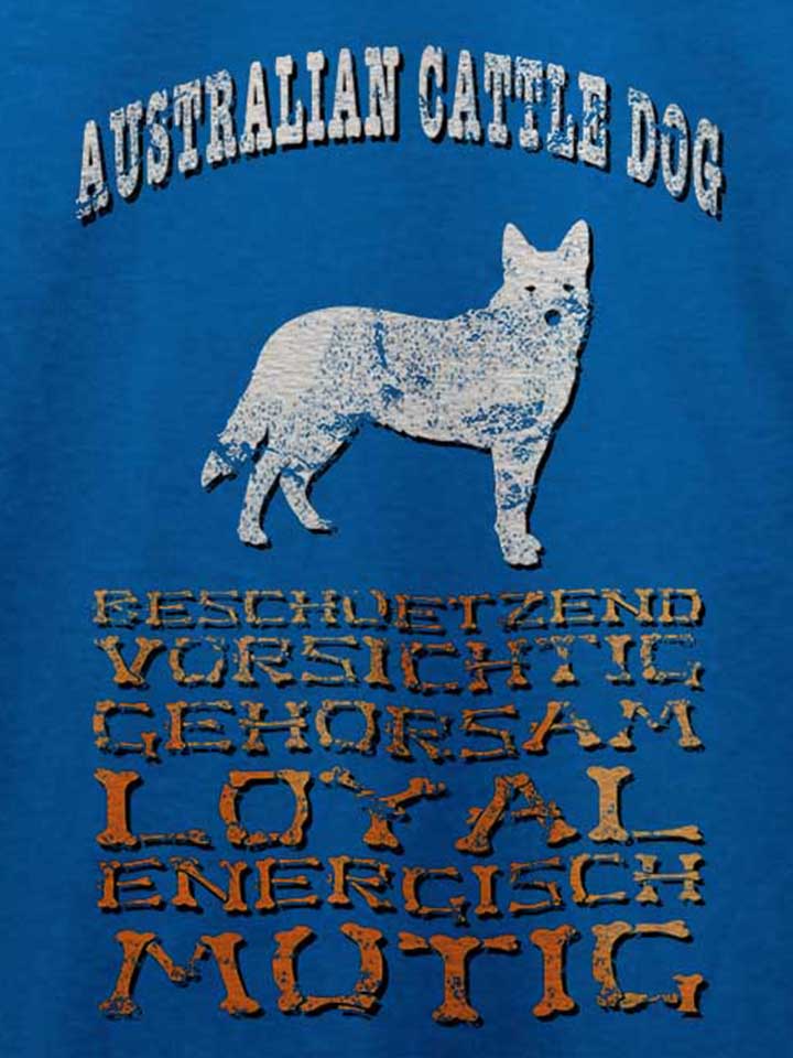 hund-australian-cattle-dog-t-shirt royal 4