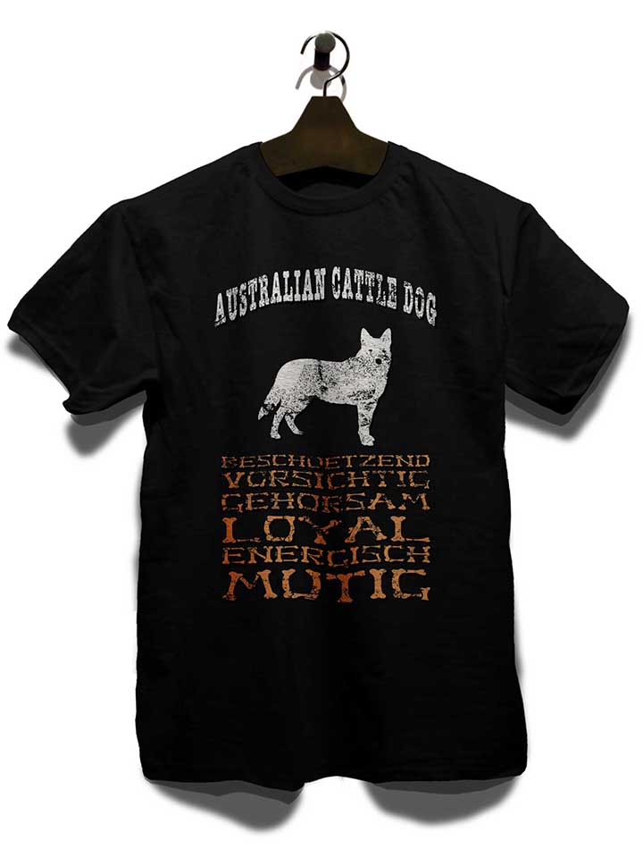 hund-australian-cattle-dog-t-shirt schwarz 3
