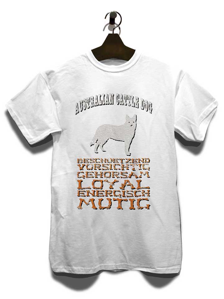 hund-australian-cattle-dog-t-shirt weiss 3