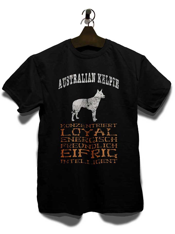 hund-australian-kelpie-t-shirt schwarz 3