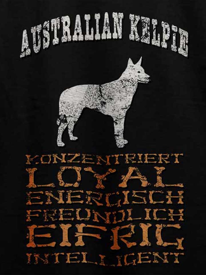 hund-australian-kelpie-t-shirt schwarz 4