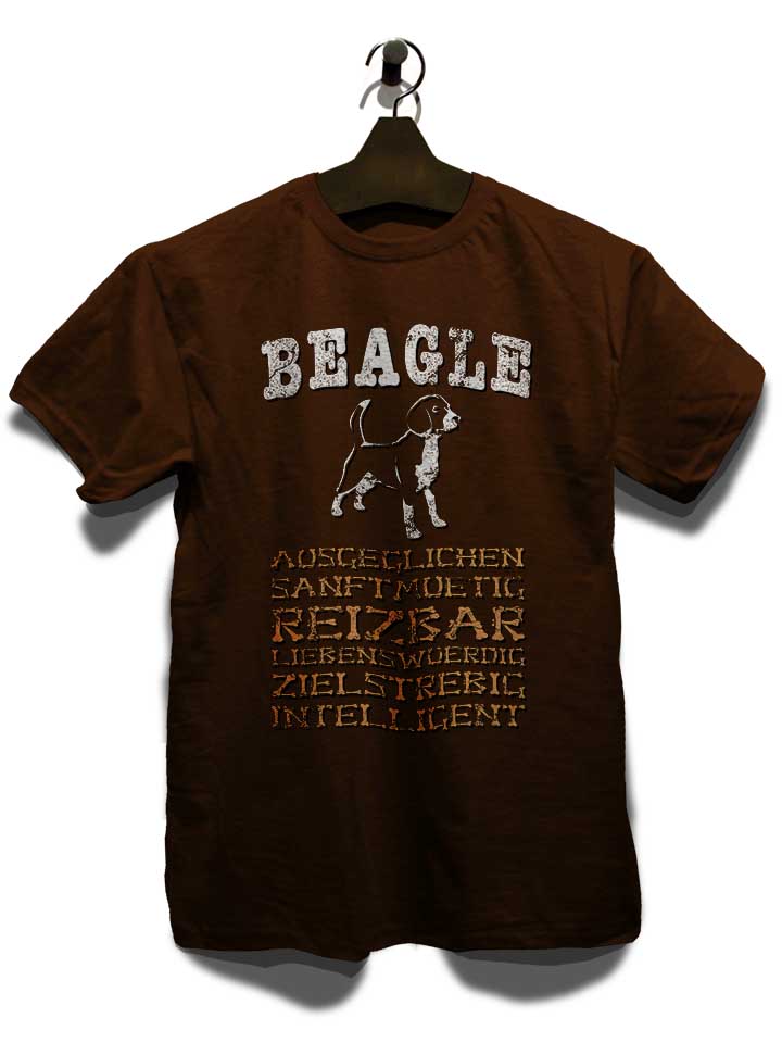 hund-beagle-t-shirt braun 3