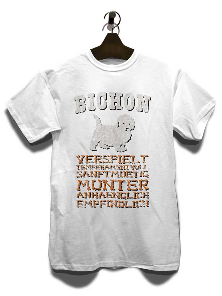 hund-bichon-t-shirt weiss 3