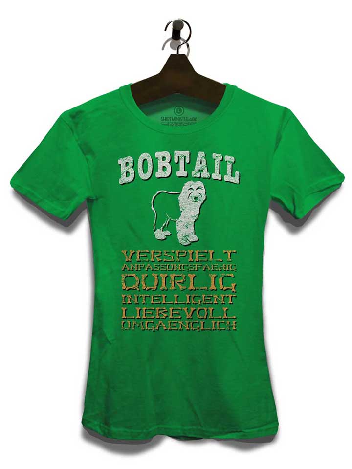 hund-bobtail-damen-t-shirt gruen 3