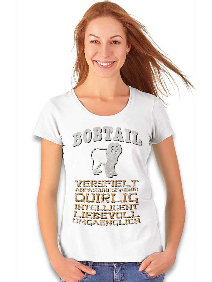 hund-bobtail-damen-t-shirt weiss 2