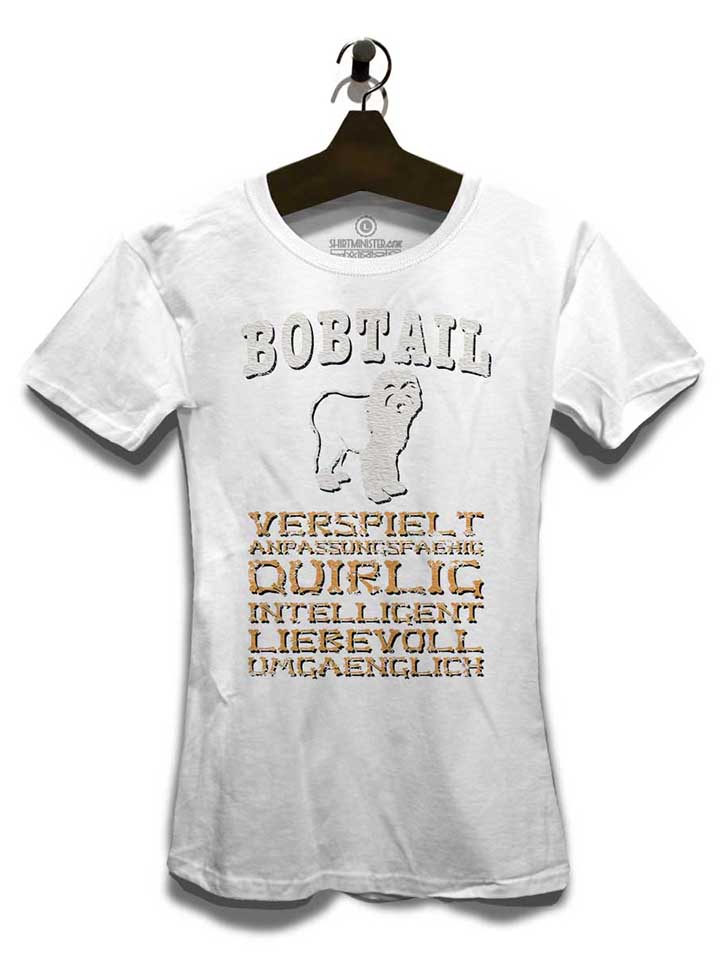 hund-bobtail-damen-t-shirt weiss 3