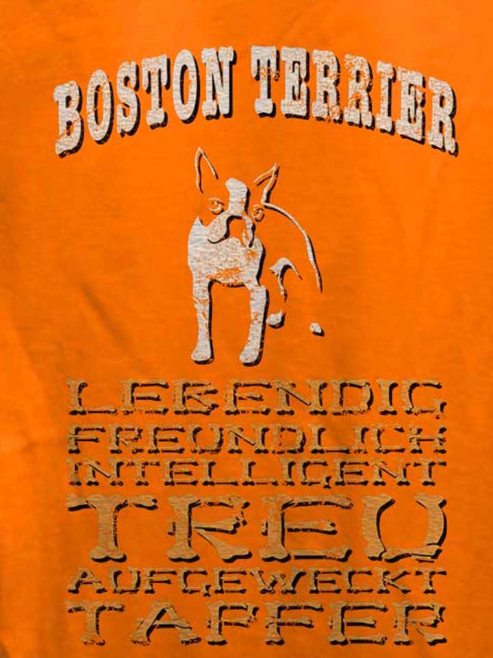 hund-boston-terrier-damen-t-shirt orange 4