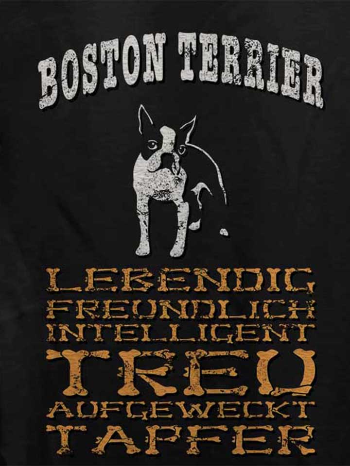 hund-boston-terrier-damen-t-shirt schwarz 4