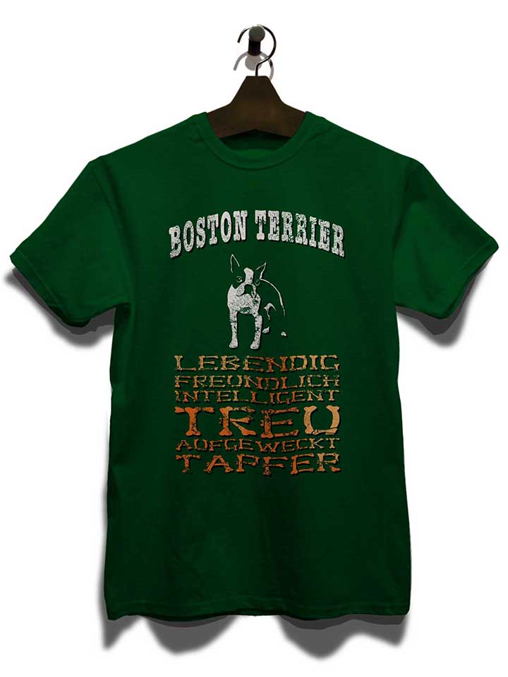 hund-boston-terrier-t-shirt dunkelgruen 3