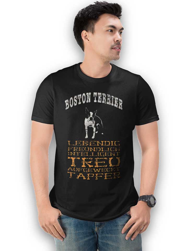 hund-boston-terrier-t-shirt schwarz 2
