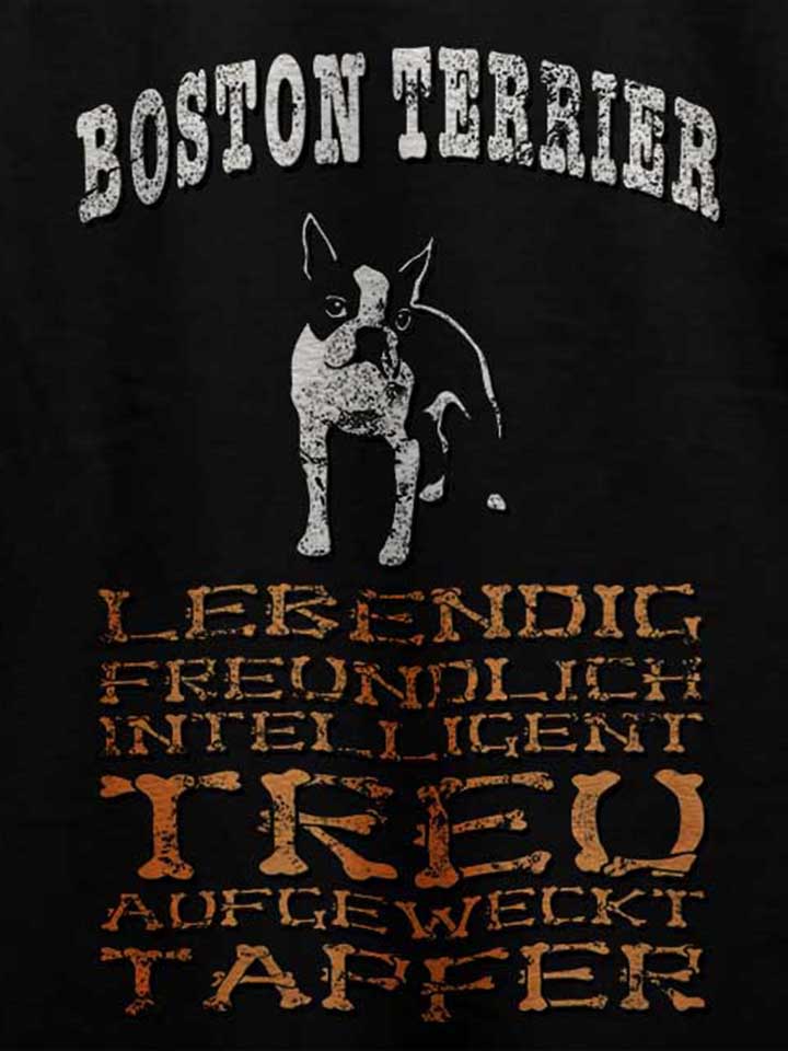 hund-boston-terrier-t-shirt schwarz 4