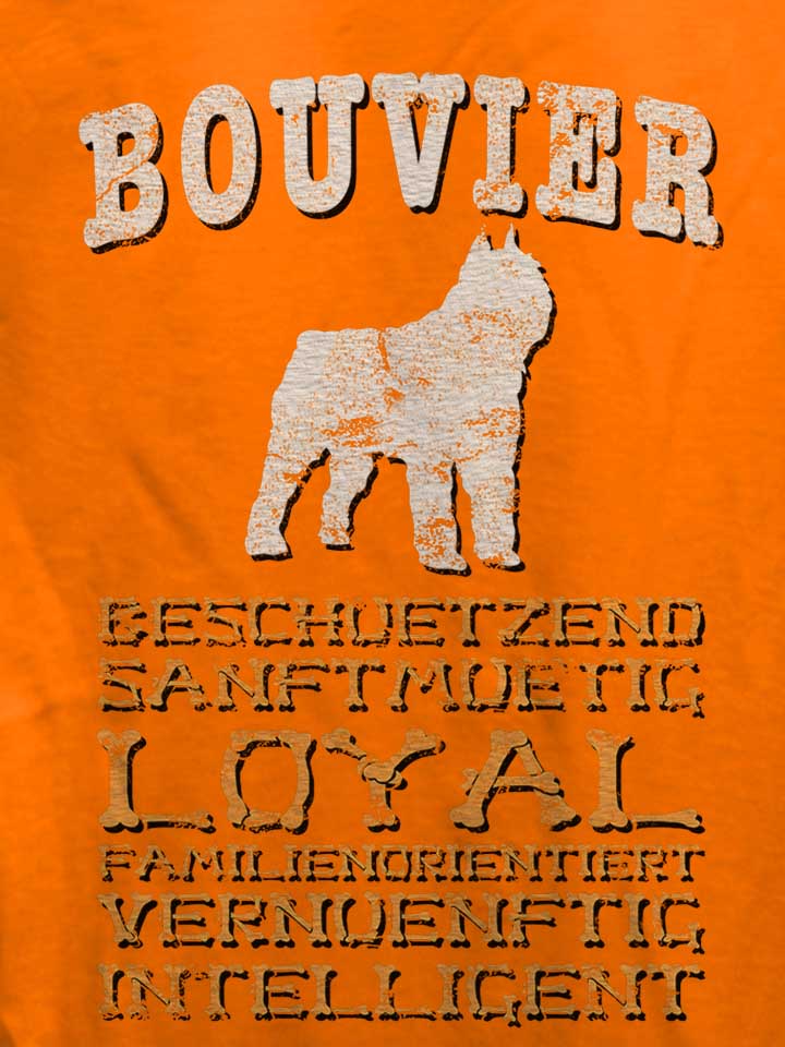 hund-bouvier-damen-t-shirt orange 4