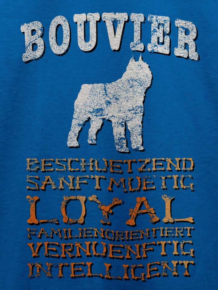 hund-bouvier-t-shirt royal 4