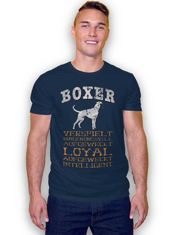 hund-boxer-t-shirt dunkelblau 2