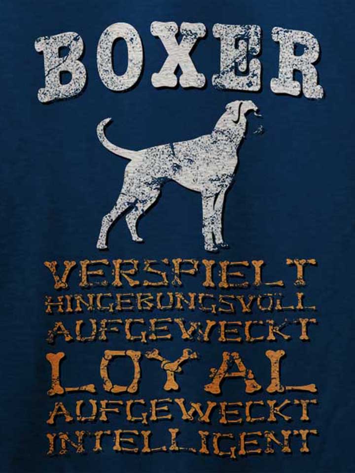 hund-boxer-t-shirt dunkelblau 4