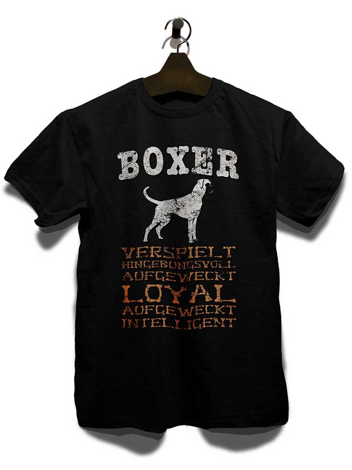 hund-boxer-t-shirt schwarz 3