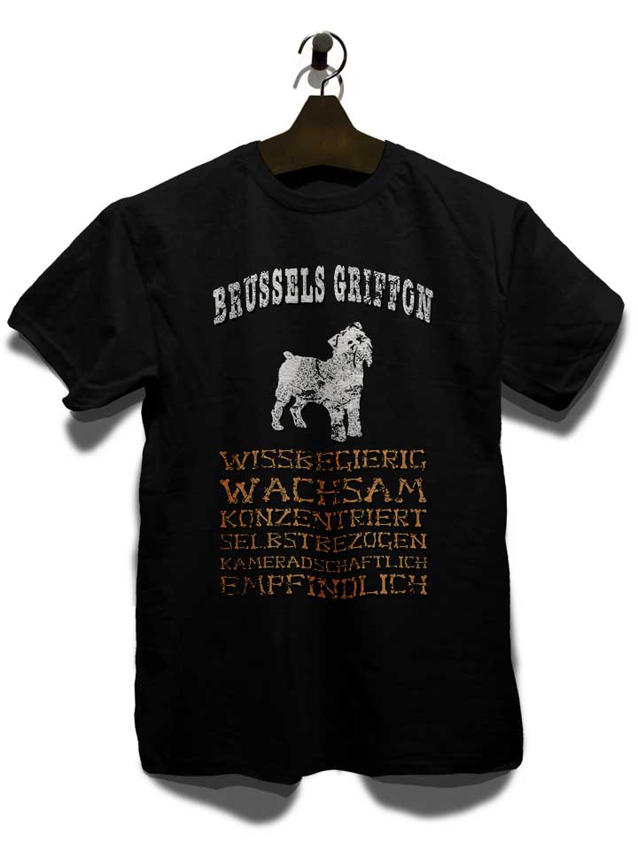 hund-brussels-griffon-t-shirt schwarz 3