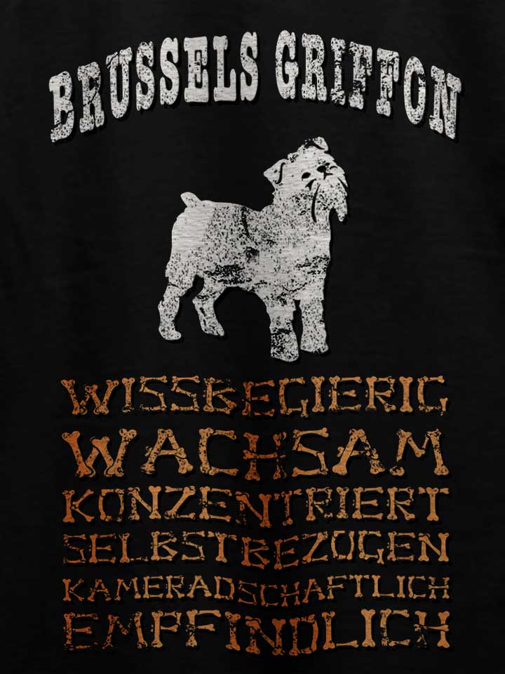 hund-brussels-griffon-t-shirt schwarz 4
