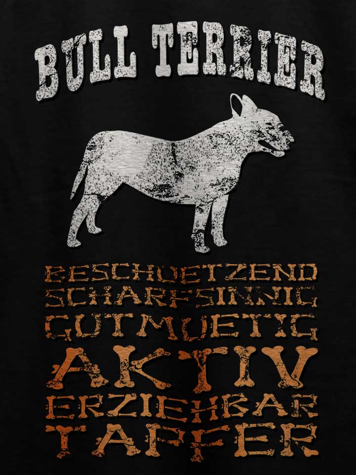 hund-bull-terrier-t-shirt schwarz 4