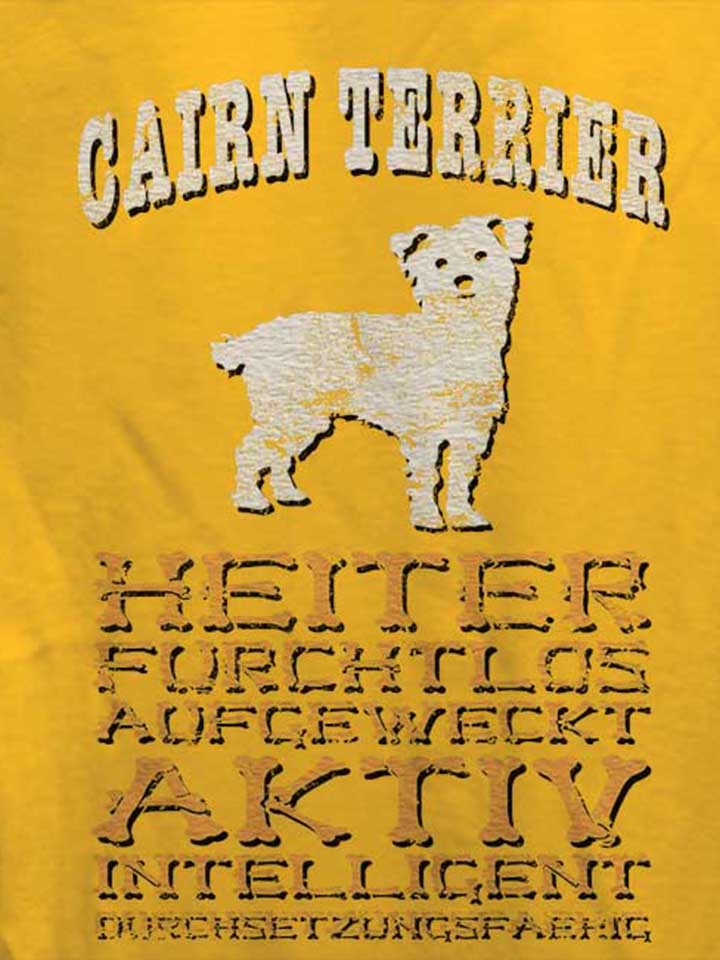 hund-cairn-terrier-damen-t-shirt gelb 4