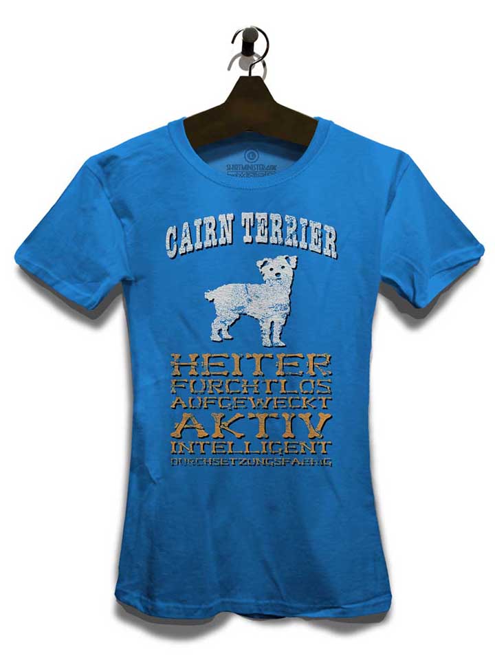 hund-cairn-terrier-damen-t-shirt royal 3