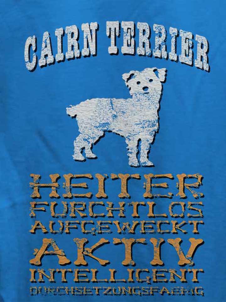 hund-cairn-terrier-damen-t-shirt royal 4
